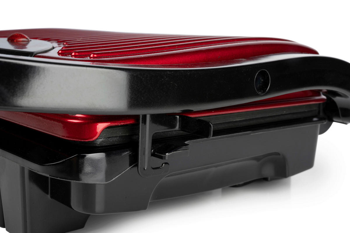 Kontaktgrill rot B/H/L: ca. 11,5x29,5x32,5 cm Kontaktgrill - rot/schwarz (32,50/11,50/29,50cm)