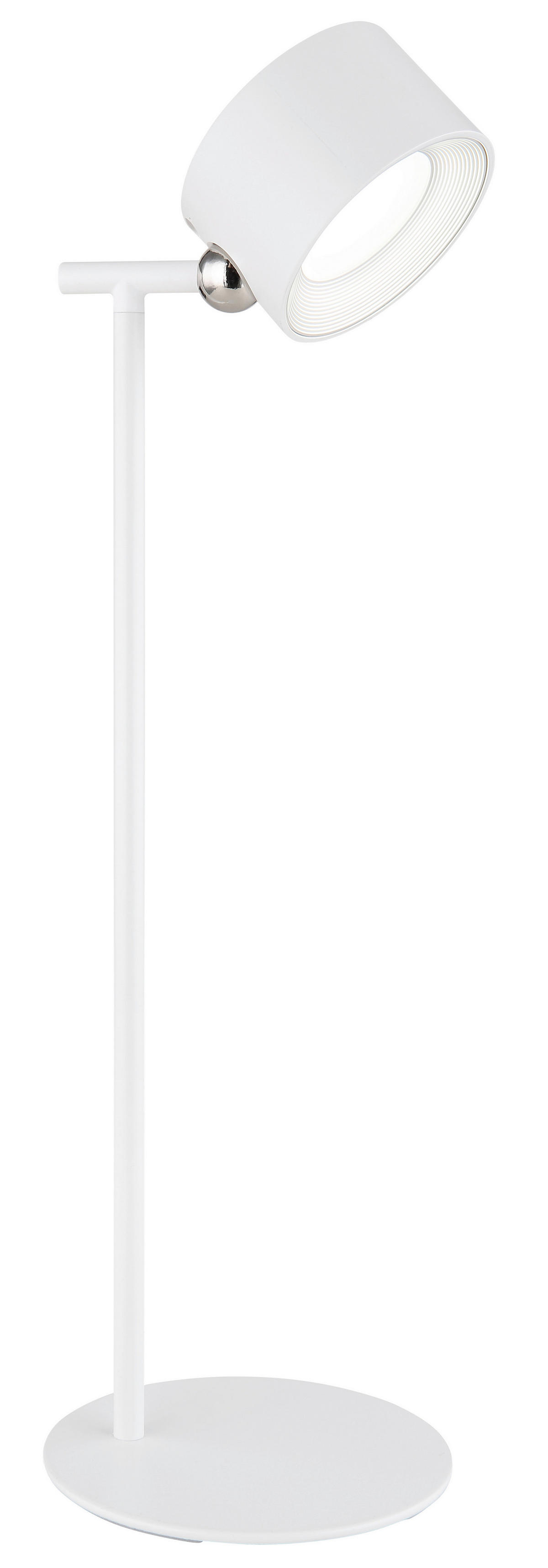 GLOBO LED-Tischleuchte weiß Kunststoff Metall B/H/T: ca. 12x35x13 cm JORJE - weiß (12,00/35,00/13,00cm) - GLOBO