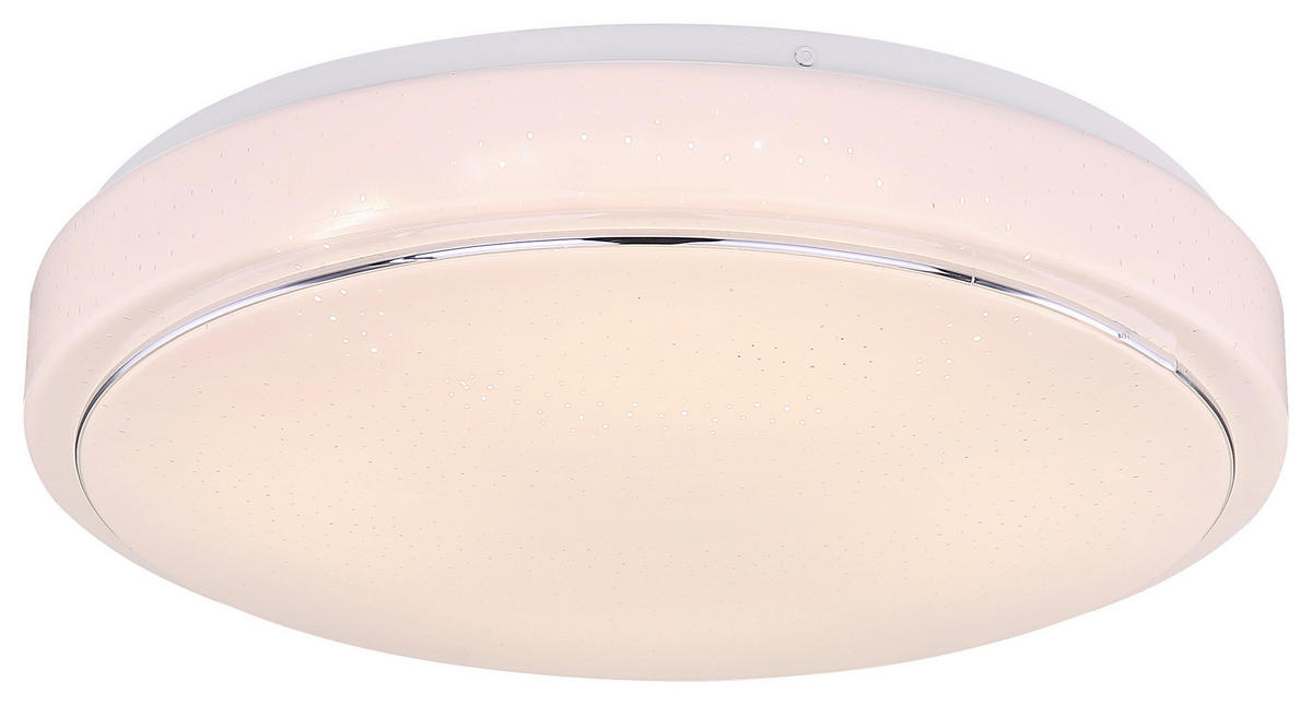 GLOBO Deckenleuchte 48408-24 weiß Opal Kunststoff Acryl H/D: ca. 8x38 cm LED-Deckenleuchte_Kalle - weiß/Opal (38,00/8,00cm) - GLOBO