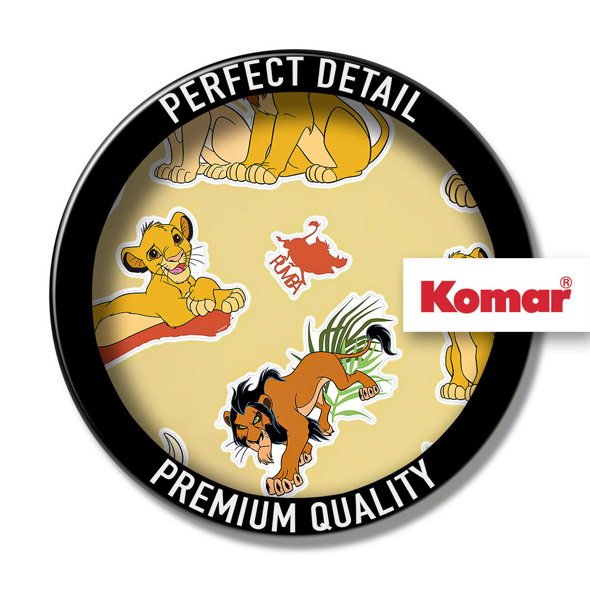 Komar Wandtattoo Lion King Circle of Life König der Löwen Lion King Circle of Life B/L: ca. 50x70 cm Lion King Circle of Life - (50,00/70,00cm) - Komar