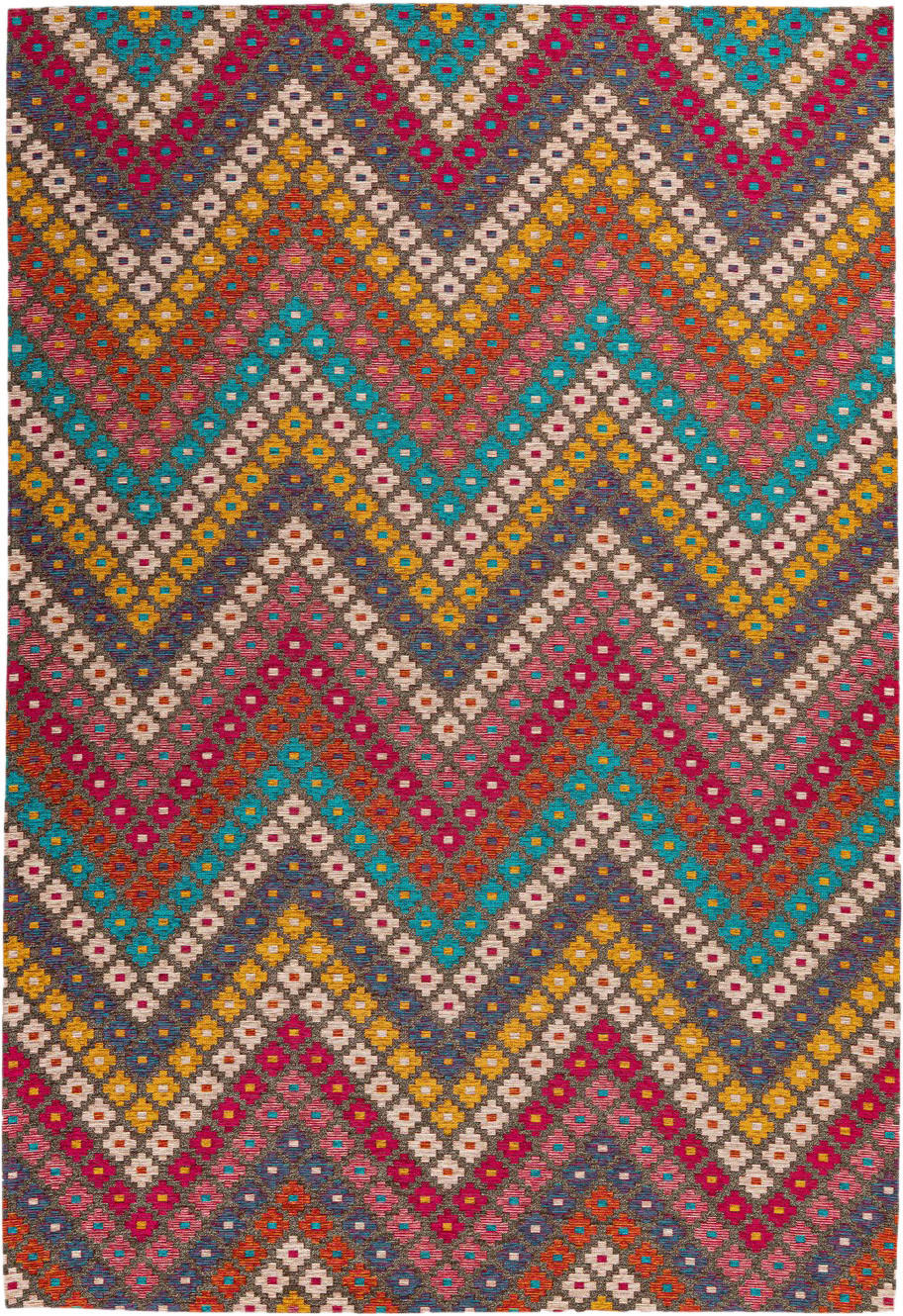 Padiro Kurzflorteppich Primavera 225 mehrfarbig B/L: ca. 80x150 cm Primavera 225 - mehrfarbig (80,00/150,00cm) - Padiro