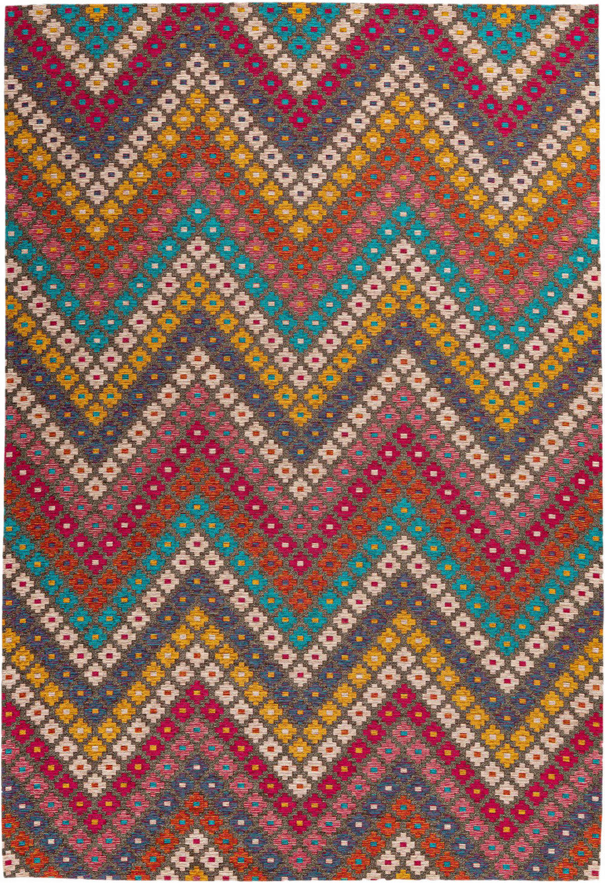 Padiro Kurzflorteppich Primavera 225 mehrfarbig B/L: ca. 80x150 cm Primavera 225 - mehrfarbig (80,00/150,00cm) - Padiro