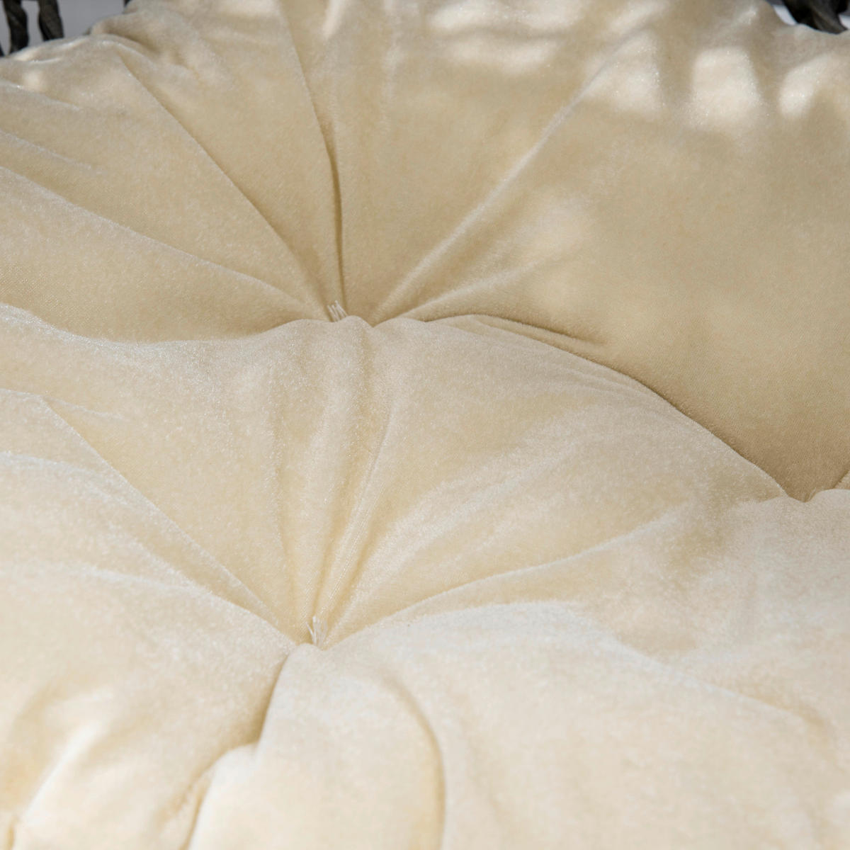 PawHut Katzenkorb Silbergrau Rattan B/H/L: ca. 52x58x52 cm Katzenkorb - Silbergrau (52,00/52,00/58,00cm) - PawHut