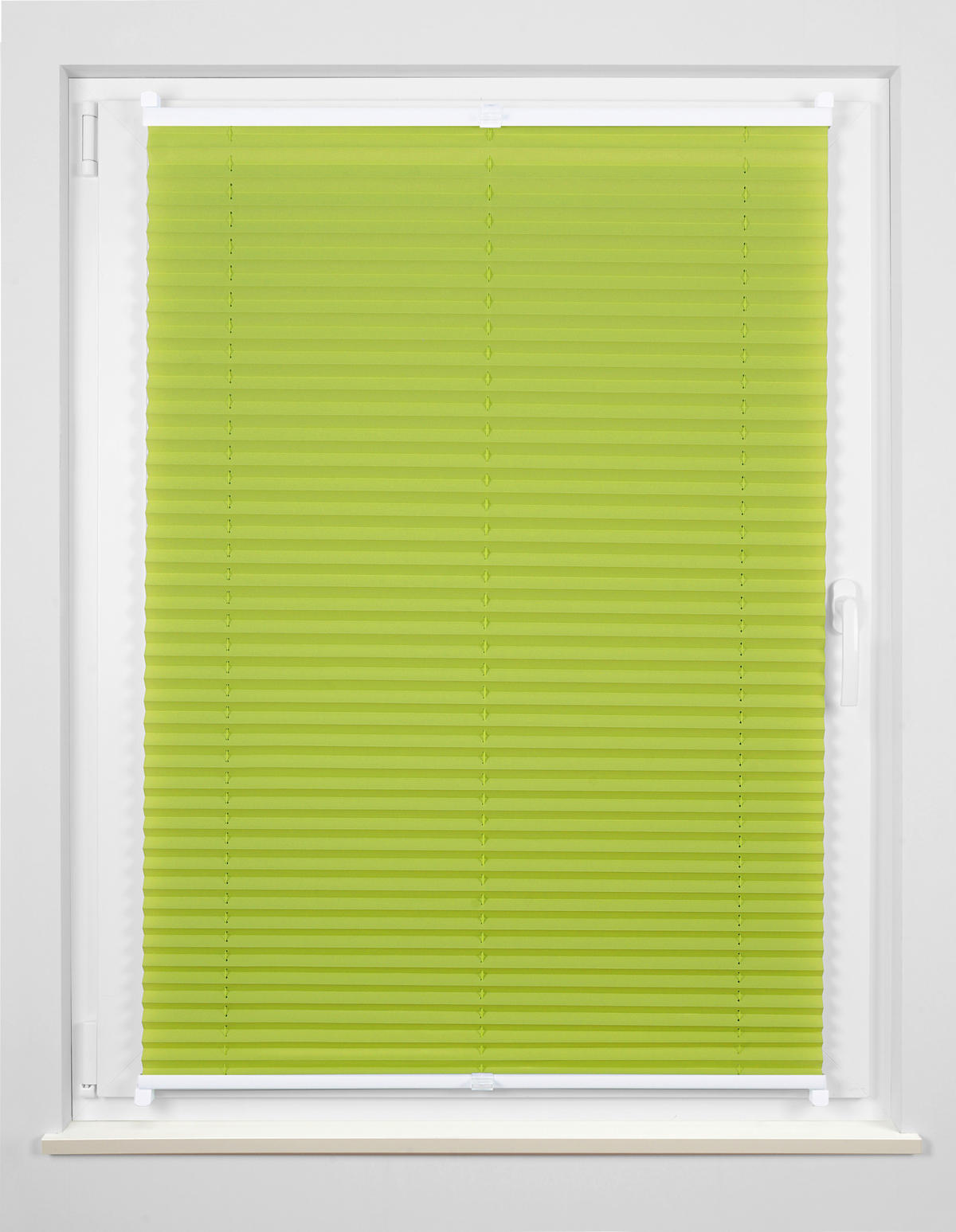 Hochwertiges Klemmplissee hellgrün B/L: ca. 50x130 cm Hochwertiges_Klemmplissee_Free - hellgrün (50,00/130,00cm)