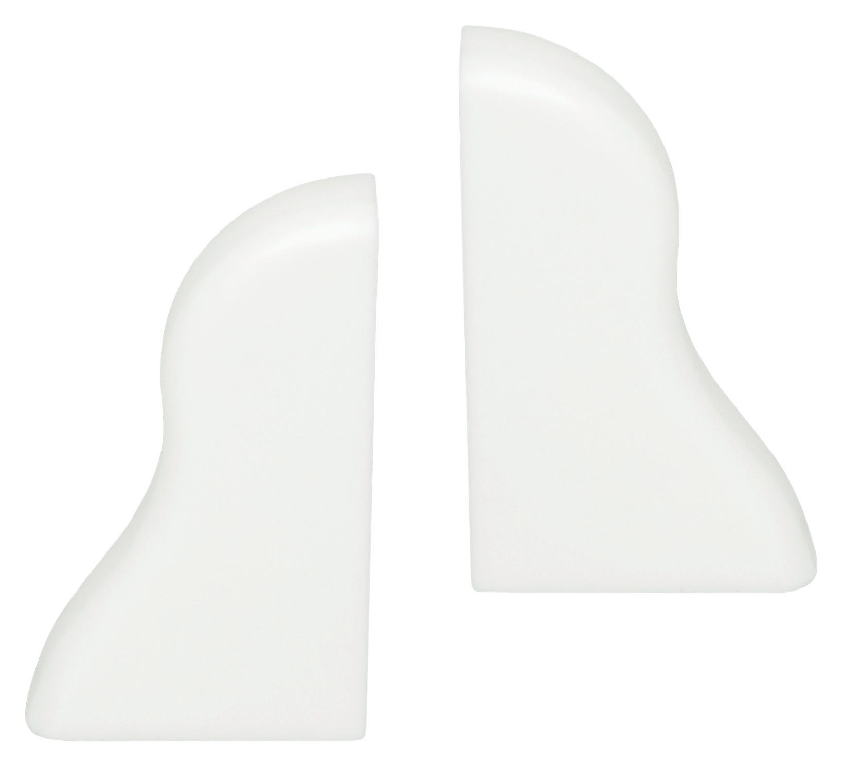 Endkappe weiß L/B/H: ca. 2,35x1,04x4,25 cm Endkappe für 40mm SL weiß - weiß (2,35/1,04/4,25cm)