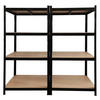 Schwerlaststeckregal schwarz B/H/T: ca. 160x160x60 cm Schwerlaststeckregal 160x160x60cm S - schwarz (160,00/160,00/60,00cm)