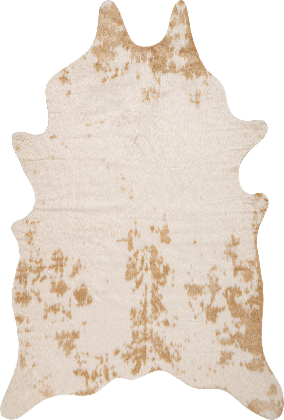 Kayoom Kurzflorteppich Philippines - Manila Cow Beige beige B/L: ca. 150x200 cm Philippines - Manila Cow Beige - beige (150,00/200,00cm) - Kayoom