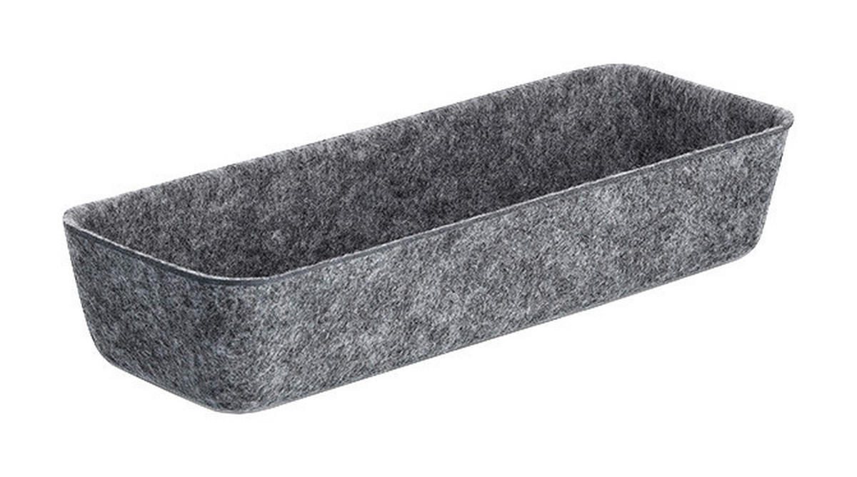 Zeller Organizer grau Filz Organizer-Set_8tlg. - grau - Zeller