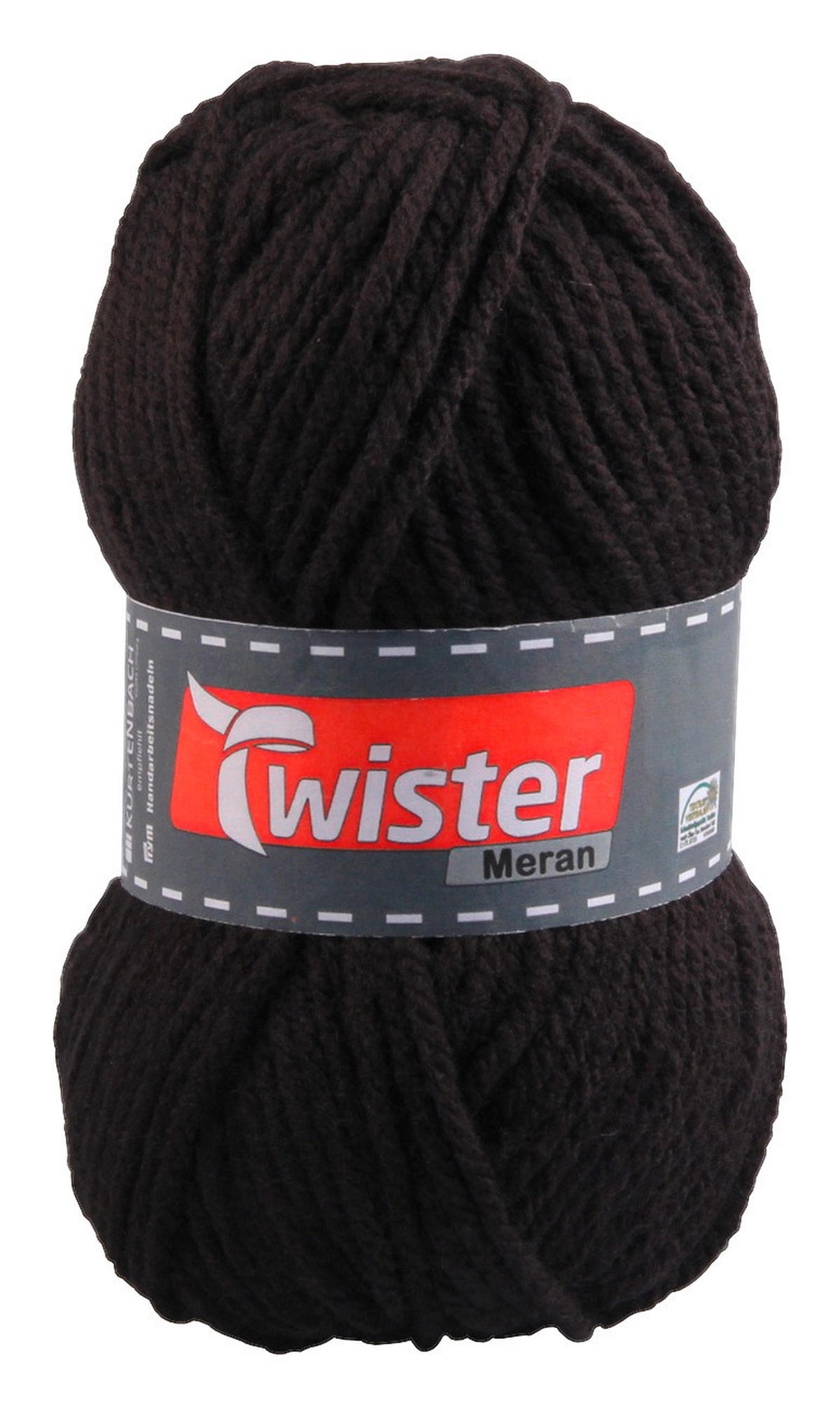 Handstrickgarn Meran schwarz L: ca. 10000 cm Meran - schwarz (10000,00cm) - Twister