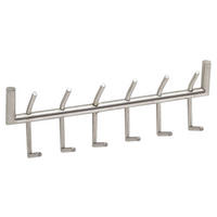 Garderobe Stahl poliert B/H/T: ca. 60x19x10 cm Garderobe - Stahl (60,00/19,00/10,00cm) - Wohnling