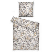 Baumwoll Bettwäsche Renforce Bettwäsche_Renforce Blätter - beige (135,00/200,00cm) - Dobnig