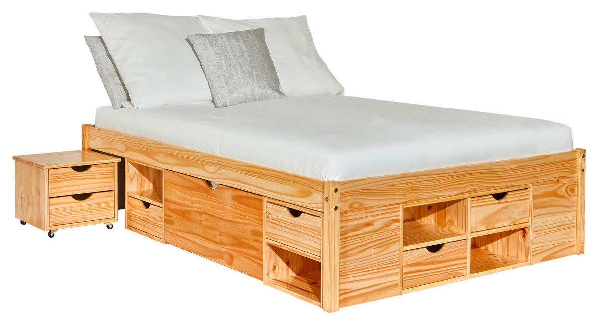 Funktionsbett Claas natur Liegefläche B/L: ca. 180x200 cm Claas - natur (186,00/48,00/209,00cm) - Inter Link