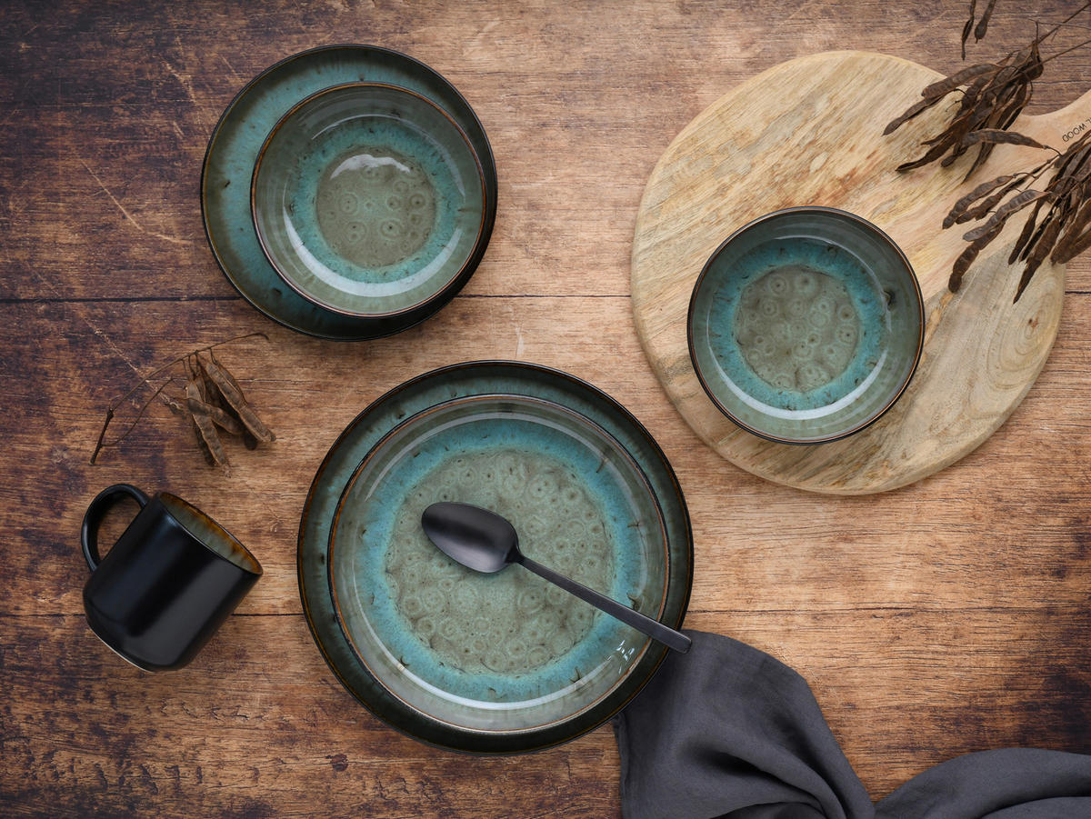 CreaTable Kombiservice Nordic Fjord Nordic Fjord - grün - CreaTable