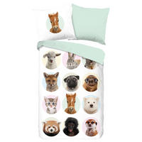 Baumwoll Bettwäsche Young Animals Renforce Young Animals - Multi (135,00/200,00cm) - Good Morning