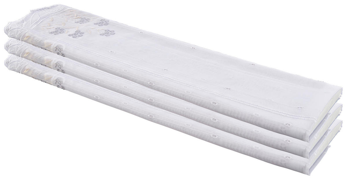 Clipstore-Meterware Nadja beige H: ca. 140 cm Nadja - beige/grau (140,00cm)