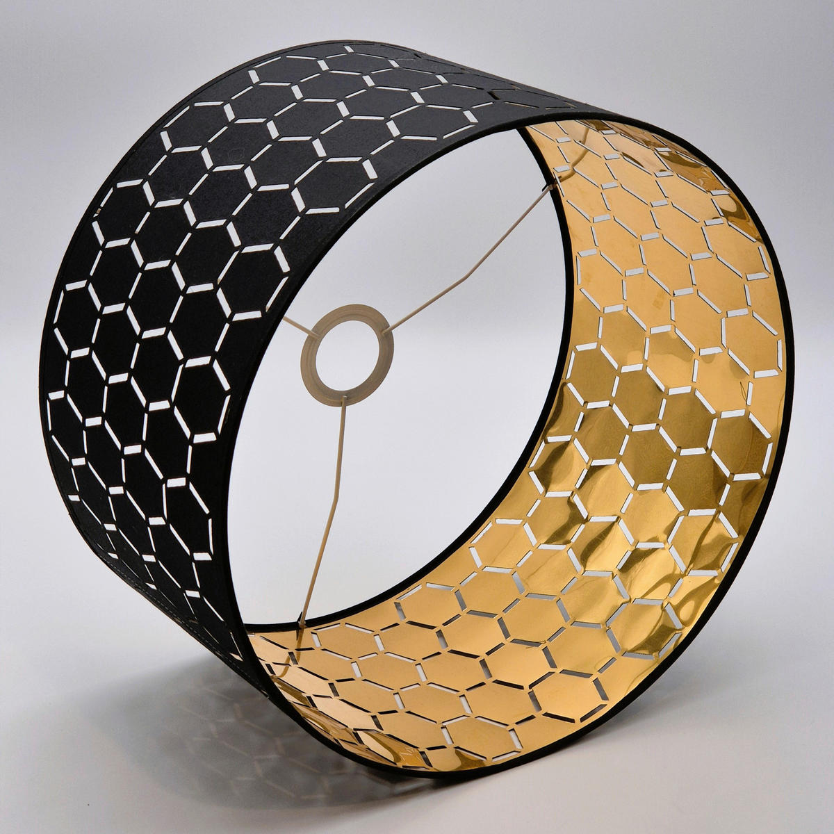 Lamkur Pendelleuchte schwarz Holz B/H/L: ca. 37x23x37 cm E27 1 Brennstellen Ulle - schwarz (37,00/37,00/23,00cm) - Lamkur