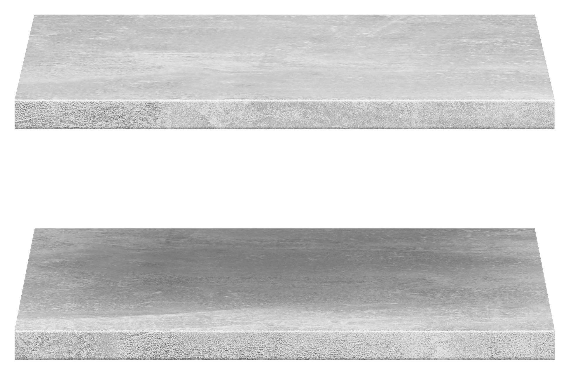 Einlegeböden-Set Multi-Stauraum Typ 44 Beton Optik B/H/T: ca. 26,9x1,5x35,8 cm Multi-Stauraum Typ 44 - Beton (26,90/1,50/35,80cm)