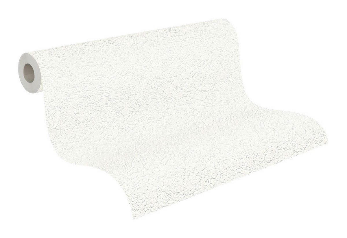 Vliestapete Putzoptik weiß B/L: ca. 53x1005 cm Vliestapete_3223-19 - weiß (53,00/1005,00cm)