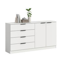 Kommode KOPENHAGEN weiß B/H/T: ca. 148x80x35 cm KOPENHAGEN - weiß (148,00/80,00/35,00cm) - xonox.home