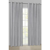 Ösenvorhang Kiel silber B/L: ca. 145x245 cm Kiel - silber (145,00/245,00cm) - Happy Home