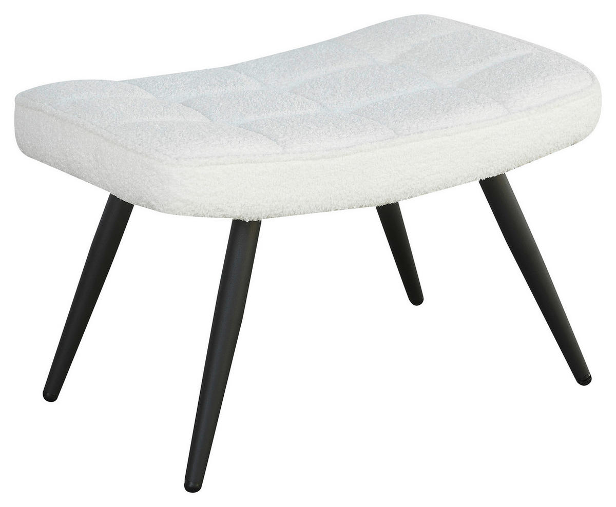 byLIVING Hocker UTA weiß B/H/T: ca. 60x39x41 cm UTA - weiß (60,00/39,00/41,00cm) - byLIVING