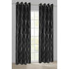 Verdunklungsvorhang Monaco schwarz B/L: ca. 135x245 cm Monaco - schwarz/silber (135,00/245,00cm)
