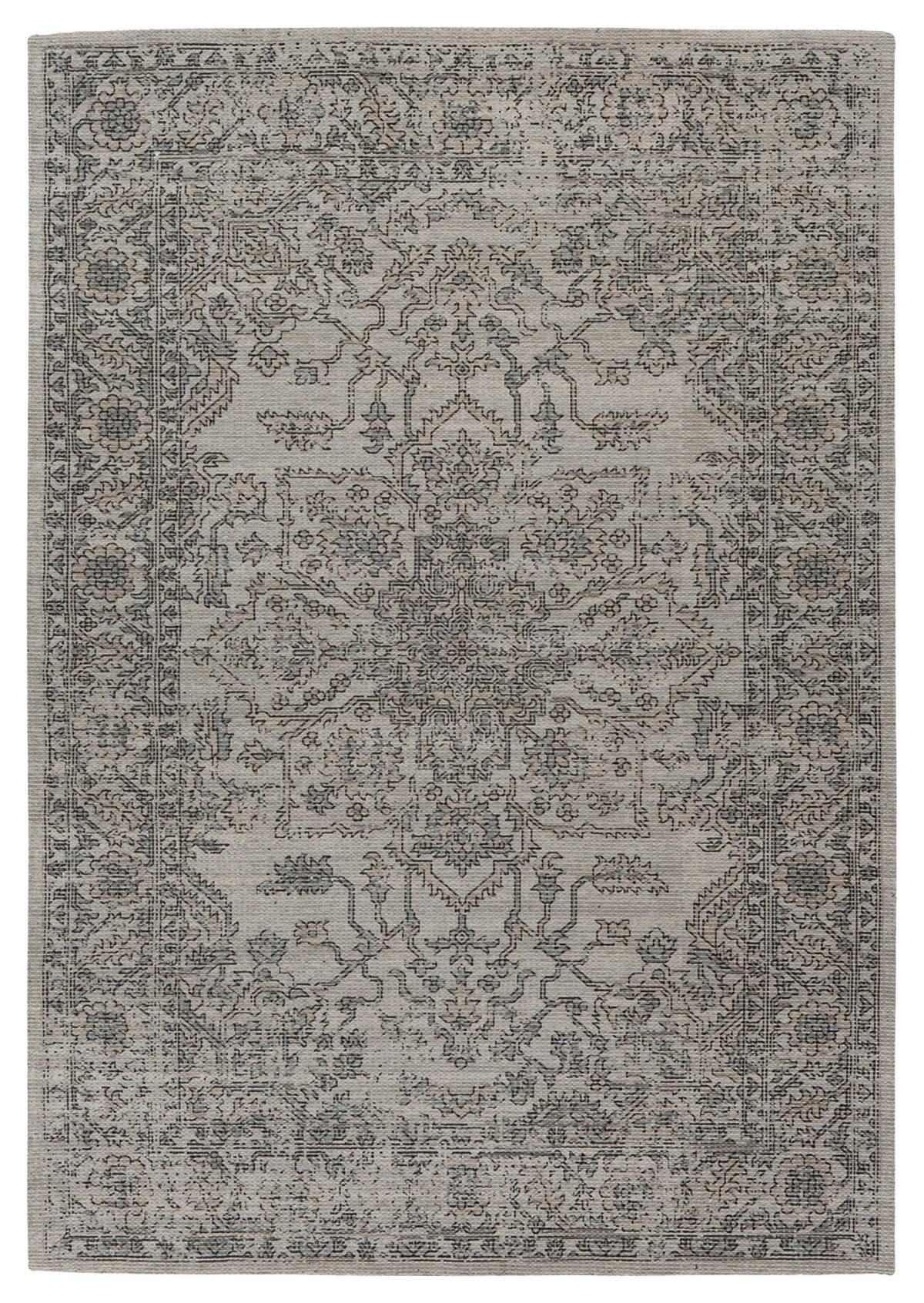 360Living Teppich Percy taupe B/L: ca. 120x170 cm Percy - grün/taupe (120,00/170,00cm) - 360Living