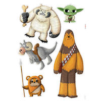 Komar Wandtattoo Star Wars friendly Monsters  Star Wars friendly Monsters B/L: ca. 50x70 cm Star Wars friendly Monsters - (50,00/70,00cm) - Komar
