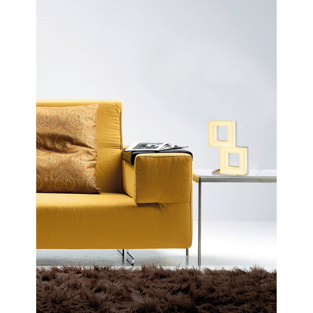 Näve Leuchten LED-Tischleuchte weiß Kunststoff Metall B/H/T: ca. 18x25x10 cm MOGGI - weiß (18,00/25,00/10,00cm) - Näve Leuchten