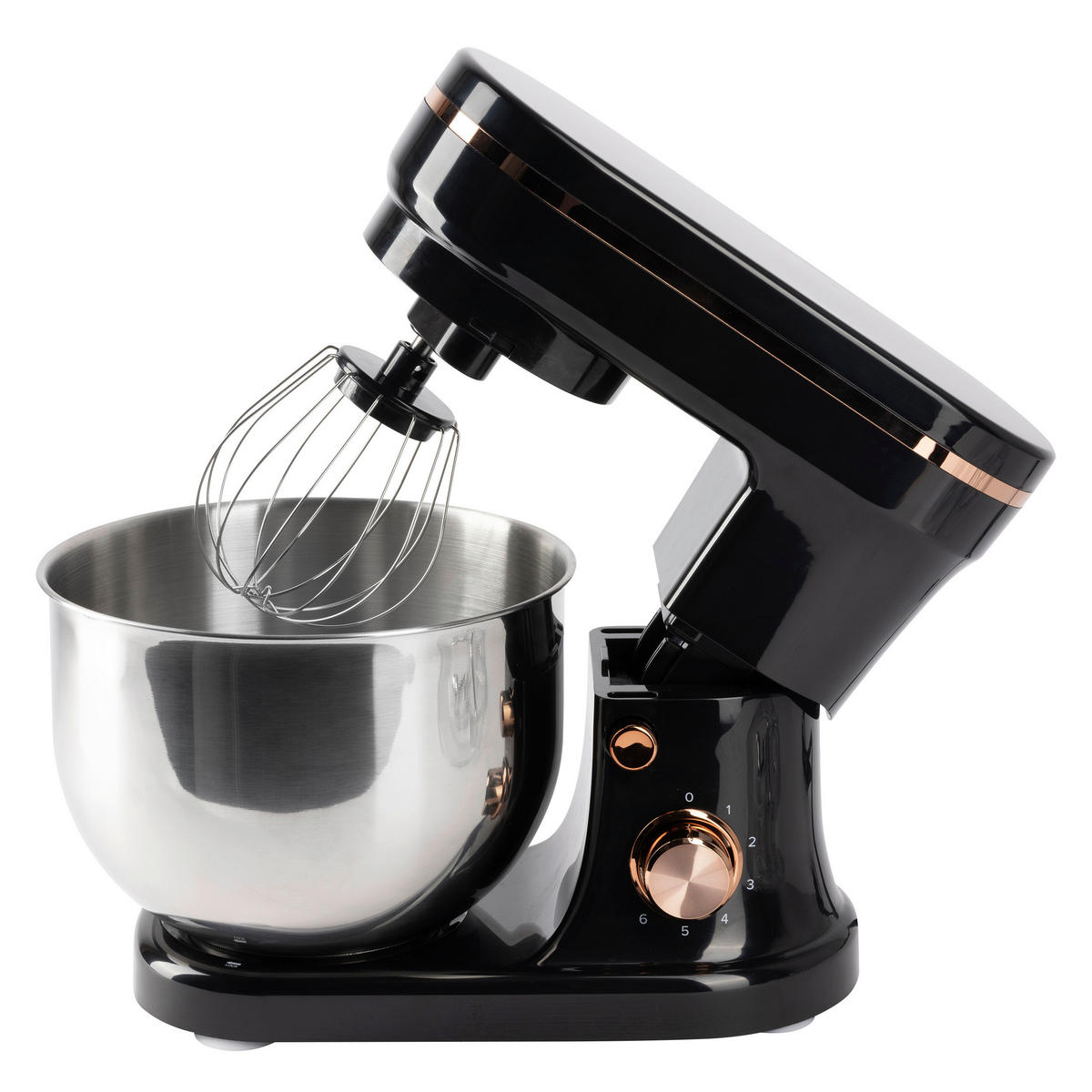 BERGNER Küchenmaschine silber schwarz Edelstahl B/H/L: ca. 25x32,5x39 cm COPPER - schwarz/silber (39,00/25,00/32,50cm) - BERGNER