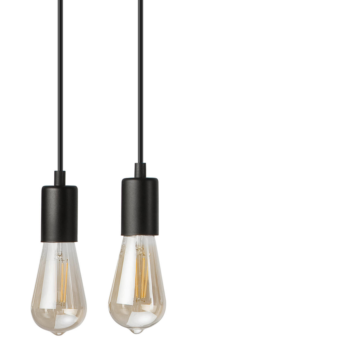 Lamkur Pendelleuchte weiß Holz B/H/L: ca. 20x86x84 cm E27 5 Brennstellen CORTINA - weiß (84,00/20,00/86,00cm) - Lamkur