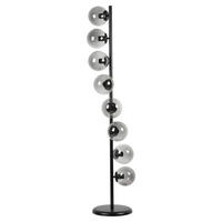 Opviq Stehleuchte weiß Metall Glas B/H/L: ca. 30x155x30 cm E27 8 Brennstellen Stehleuchte_8730-1 - weiß (30,00/30,00/155,00cm) - Opviq