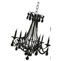 Komar Wandtattoo Kronleuchter  Kronleuchter B/L: ca. 50x70 cm Kronleuchter - (50,00/70,00cm) - Komar