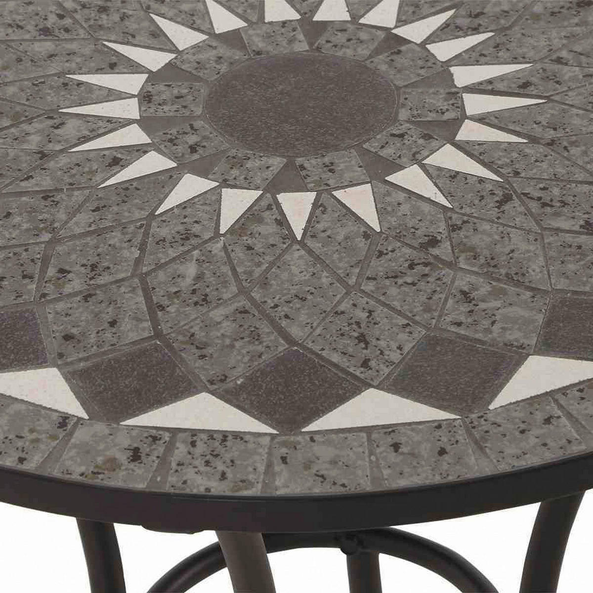 Gardamo Gartentisch COMO schwarz Stahl COMO - schwarz - Gardamo