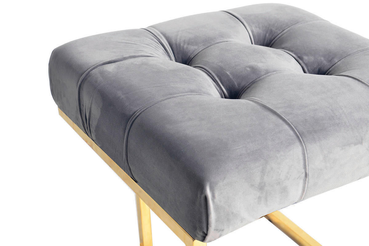 360 Living Hocker Rare 101 grau B/H/T: ca. 48x48x48 cm Rare 101 - grau (48,00/48,00/48,00cm) - 360 Living