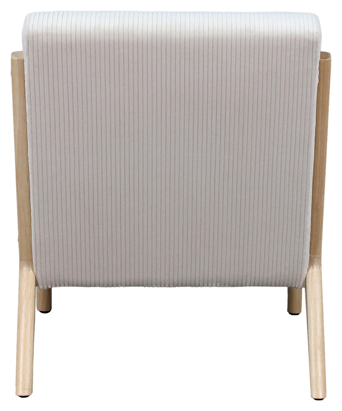 Sessel NOHR natur weiß B/H/T: ca. 65,2x80,6x76 cm NOHR - weiß/natur (65,20/80,60/76,00cm) - byLIVING
