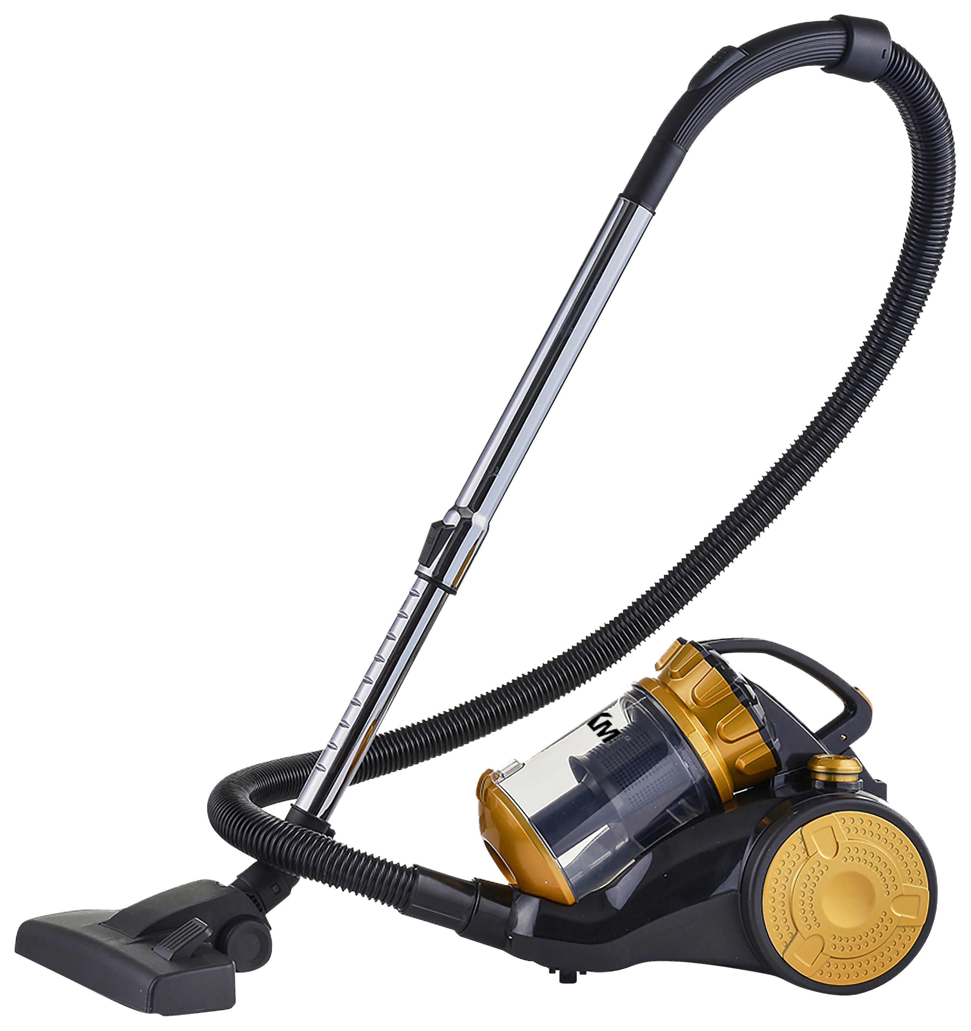 WKM Bodenstaubsauger CVC-800.1G schwarz gold Kunststoff Metall B/H