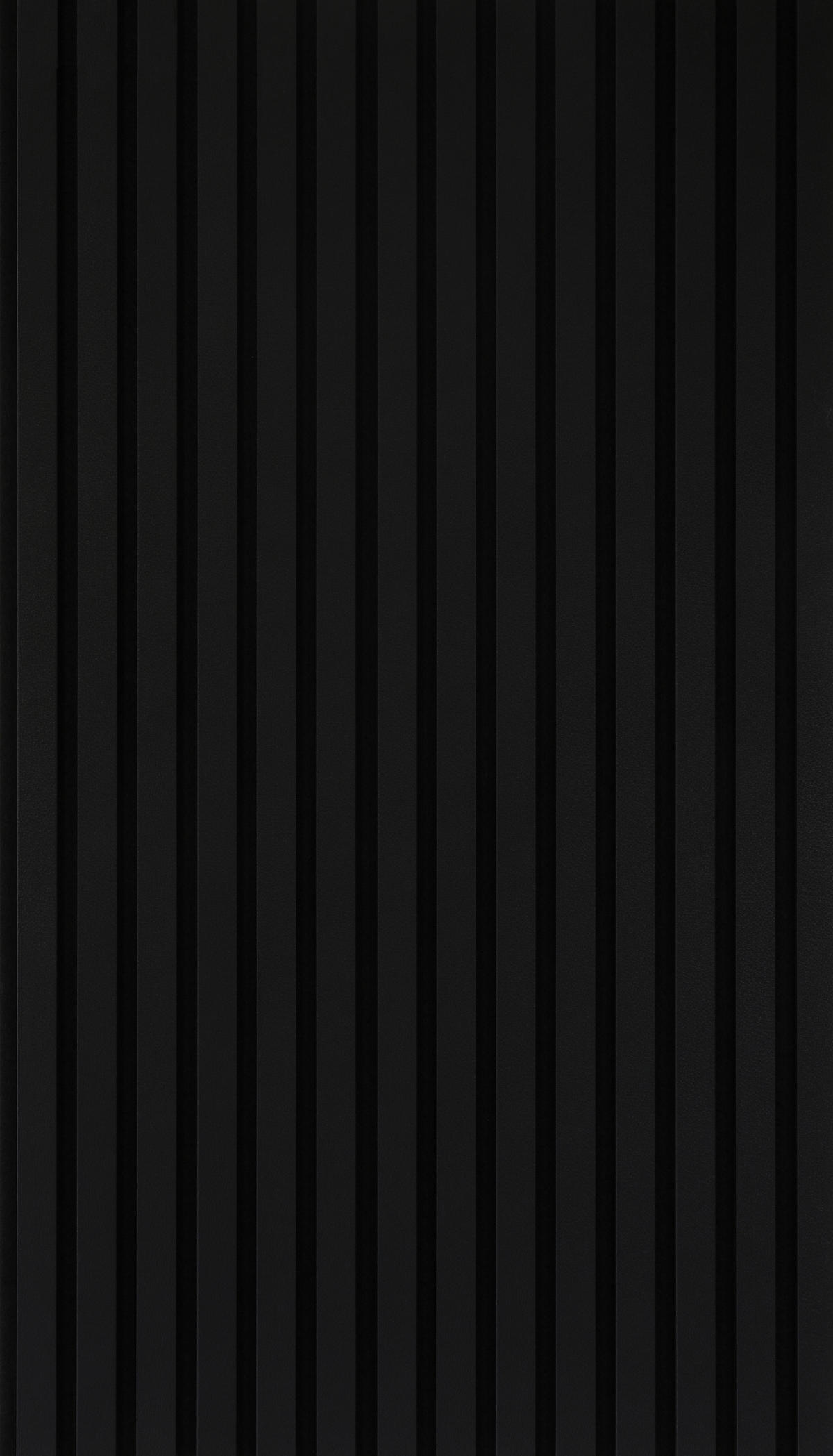 Akustikpaneel schwarz L/B/H: ca. 1,9x56,1x240 cm pro Stück Akustikplatte 240x56 Leder schwarz - schwarz (1,90/56,10/240,00cm)