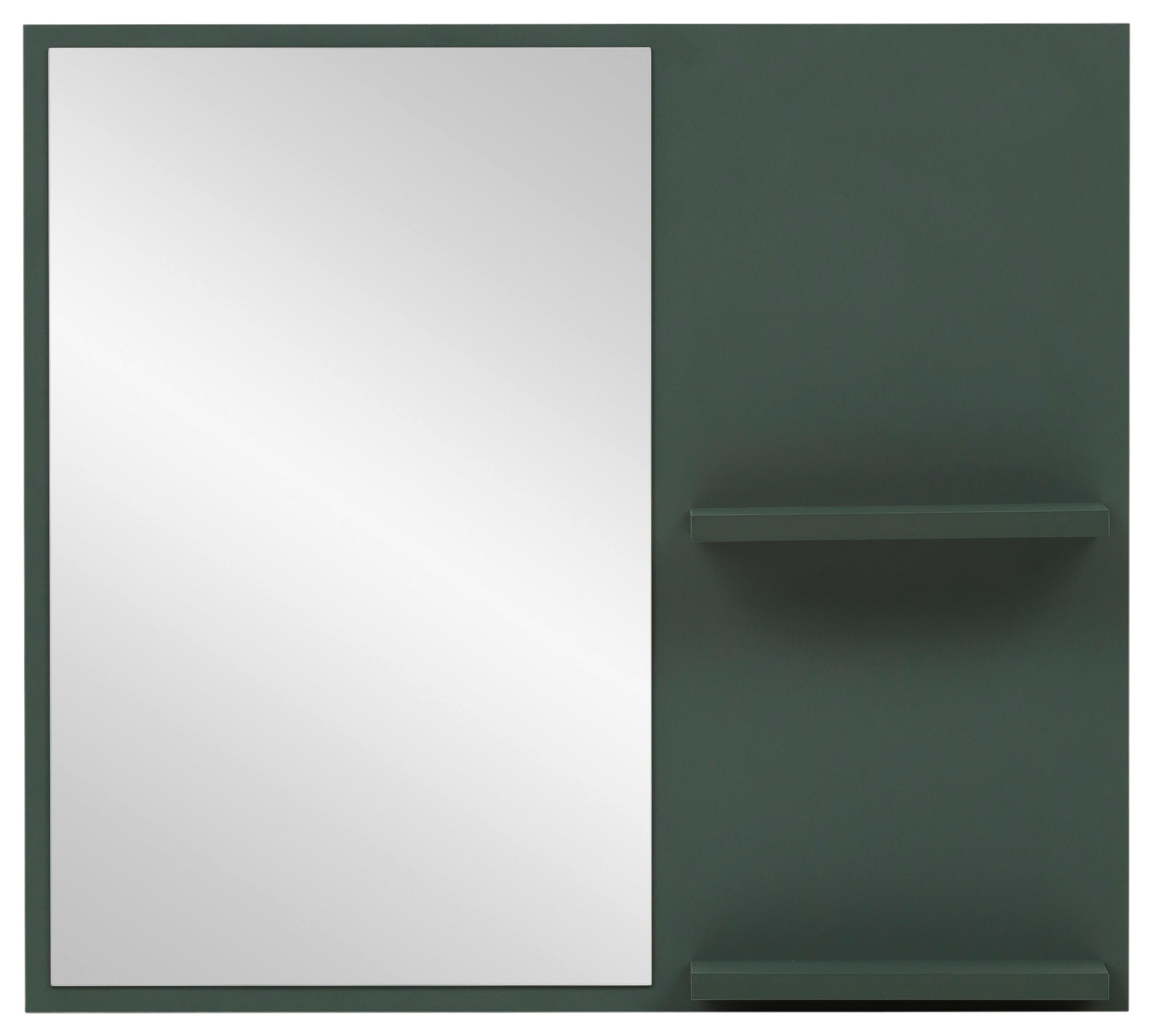 Thumbnail - Wandspiegel Kent waldgrün B/H/T: ca. 67x60x12,2 cm