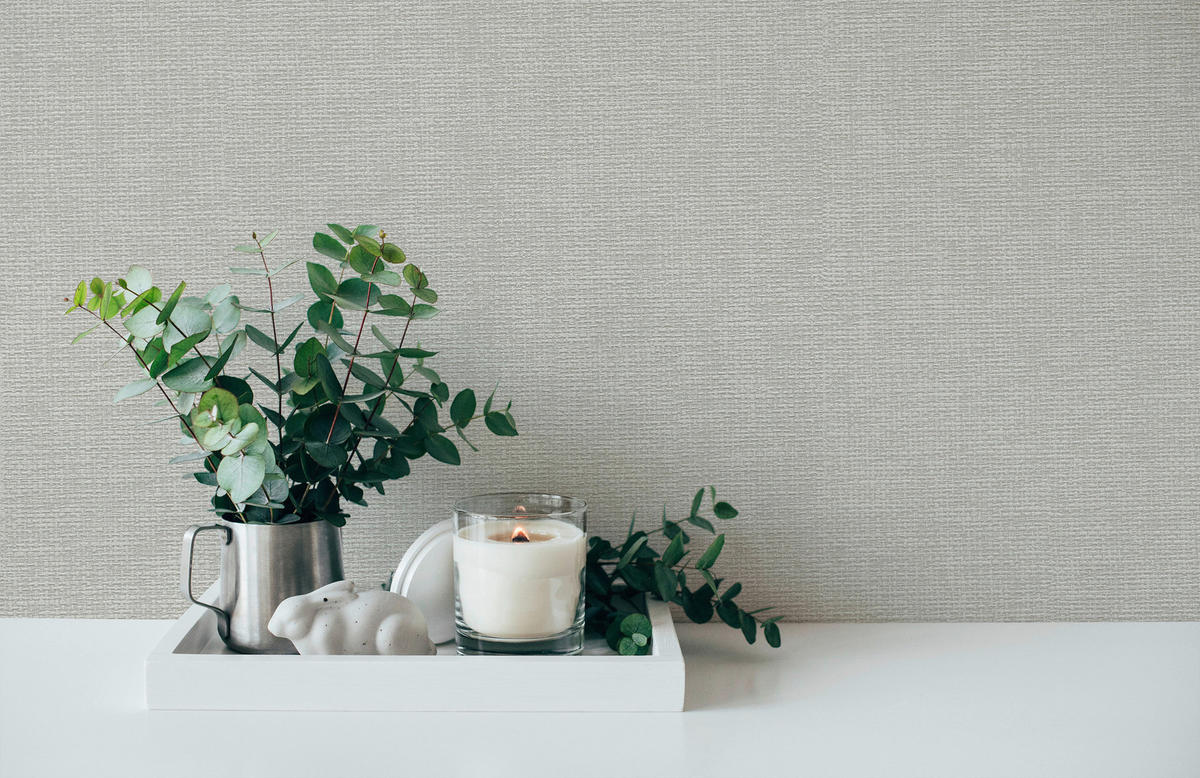 A.S.Creation Vliestapete grau B/H/D: ca. 53x1005x10,8 cm Vliestapete - grau (10,80/1005,00cm) - A.S.Creation