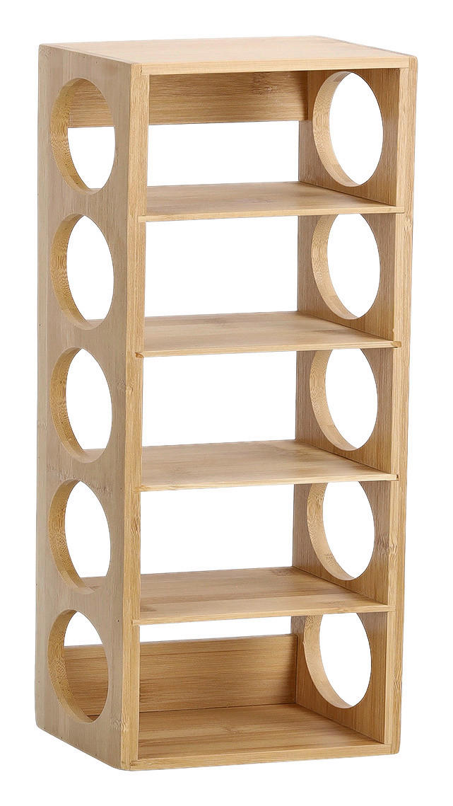 Zeller Weinregal für 5 Flaschen natur Bambus B/H/L: ca. 12,5x53x13,5 cm Weinregal_5_Flaschen - natur (13,50/12,50/53,00cm) - Zeller