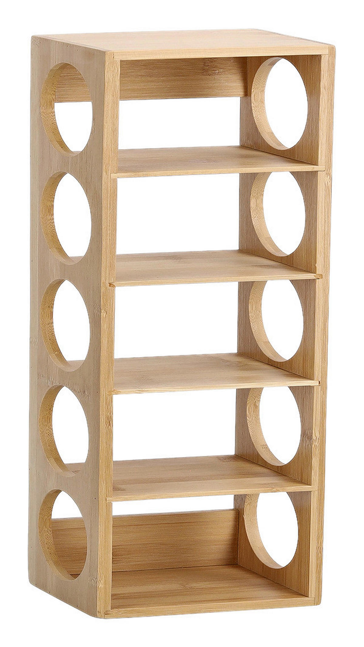 Zeller Weinregal für 5 Flaschen natur Bambus B/H/L: ca. 12,5x53x13,5 cm Weinregal_5_Flaschen - natur (13,50/12,50/53,00cm) - Zeller