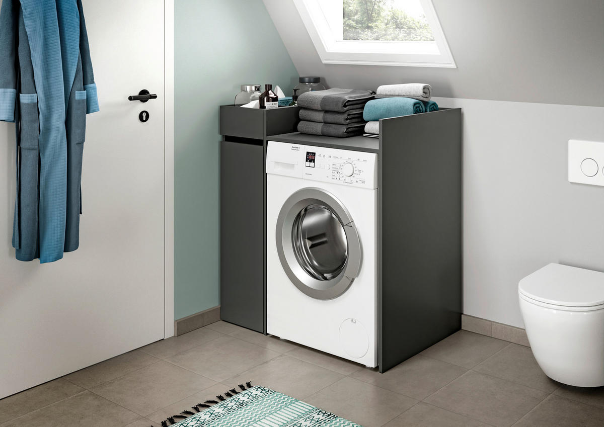 Waschmaschinenumbauschrank Free anthrazit B/H/T: ca. 95x101x60 cm Free - anthrazit (95,00/101,00/60,00cm) - xonox.home