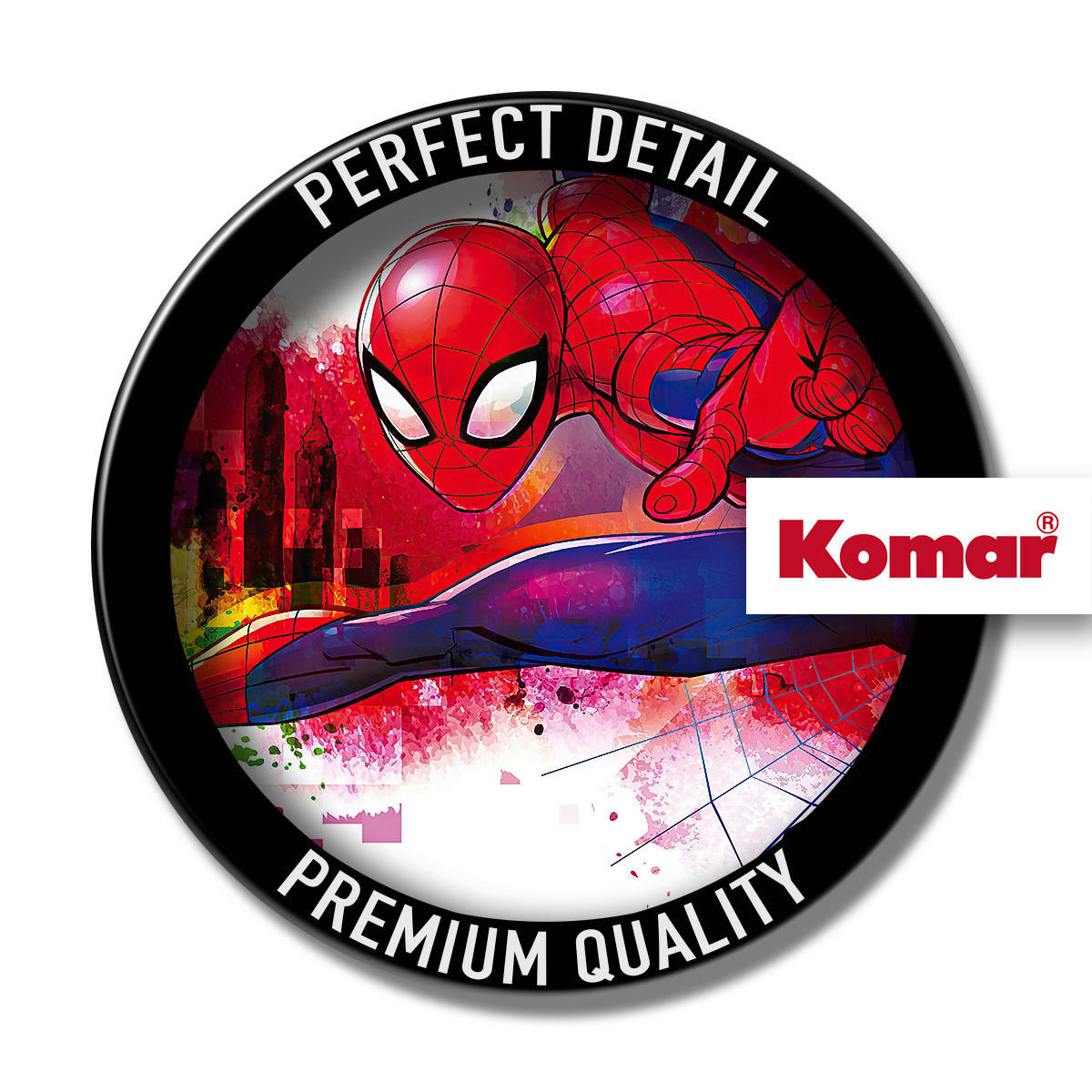 Komar Fototapete Spider-Man Graffiti Art IADX6-082 B/H: ca. 300x150 cm Spider-Man Graffiti Art IADX6-082 - (300,00/150,00cm) - Komar