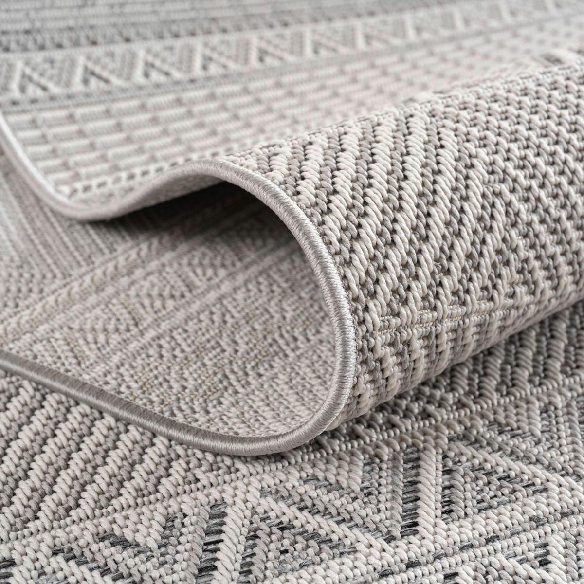 Ayyildiz Outdoorteppich DESERT grau B/L: ca. 240x340 cm DESERT - grau (240,00/340,00cm) - Ayyildiz