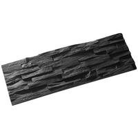 Dekorstein schwarz B/L: ca. 18,7x54,4 cm Dekorstein_UltraLight_6tlg. - schwarz (18,70/54,40cm) - Rebel of Styles