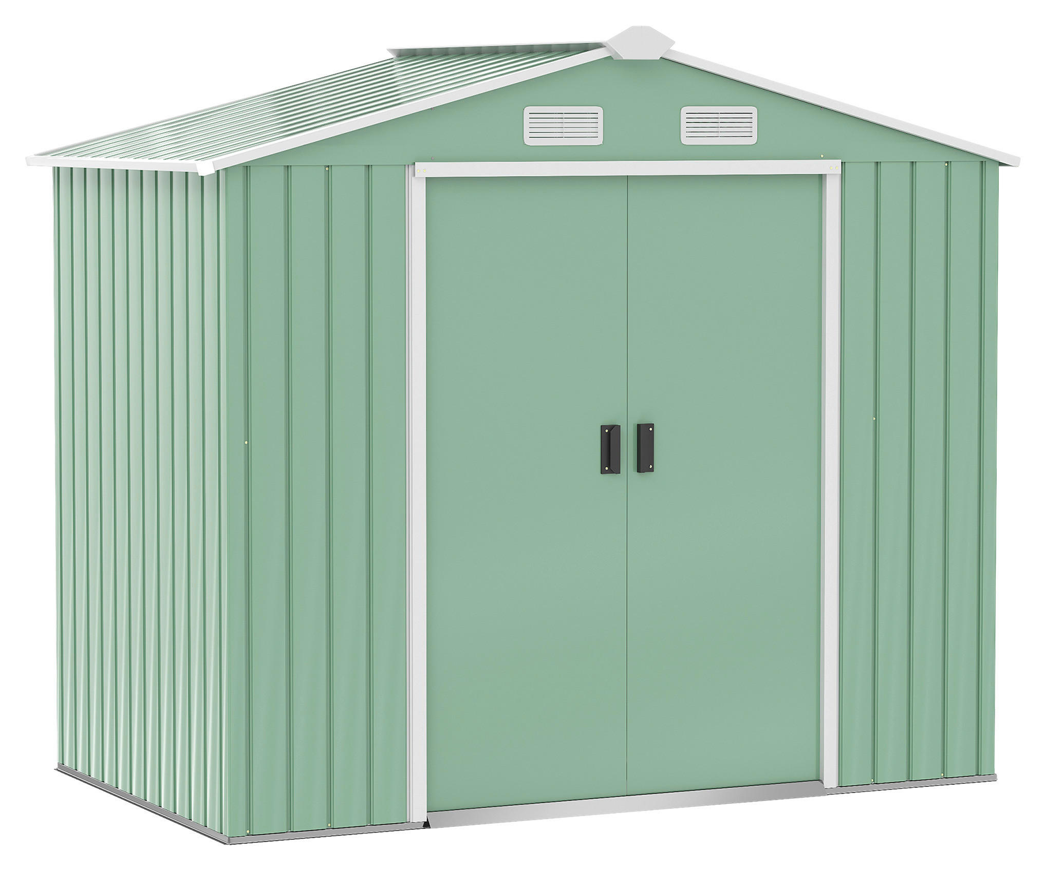 Outsunny Gartenhaus grün B/H/L: ca. 130x185x213 cm Gartenhaus - grün (213,00/130,00/185,00cm) - Outsunny