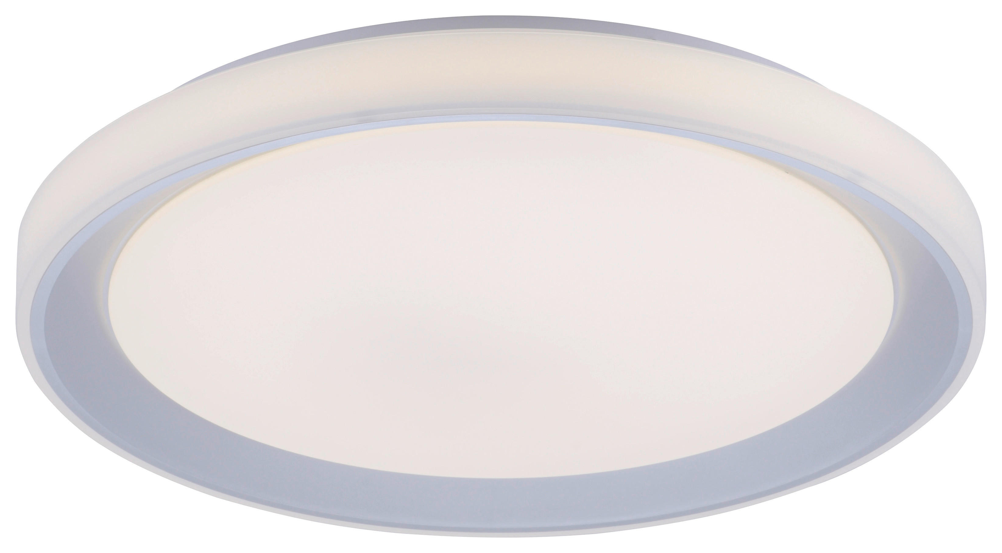 Just Light Smarte LED-Deckenleuchte LENI 15110-21 silber weiß Kunststoff H/D: ca. 7,5x51 cm 1 Brennstellen LOLAsmart-LENI - weiß/silber (51,00/7,50cm) - Just Light