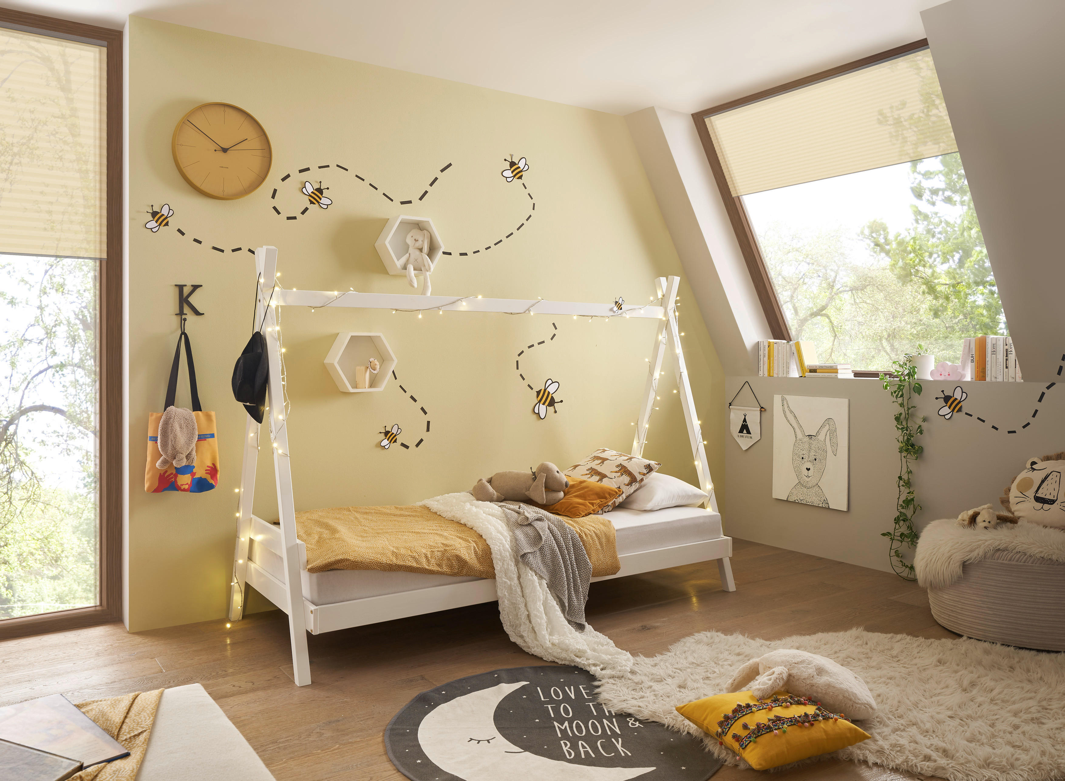 Bett Sora weiß Liegefläche B/L: ca. 90x200 cm Sora - weiß (95,00/154,00/213,00cm)