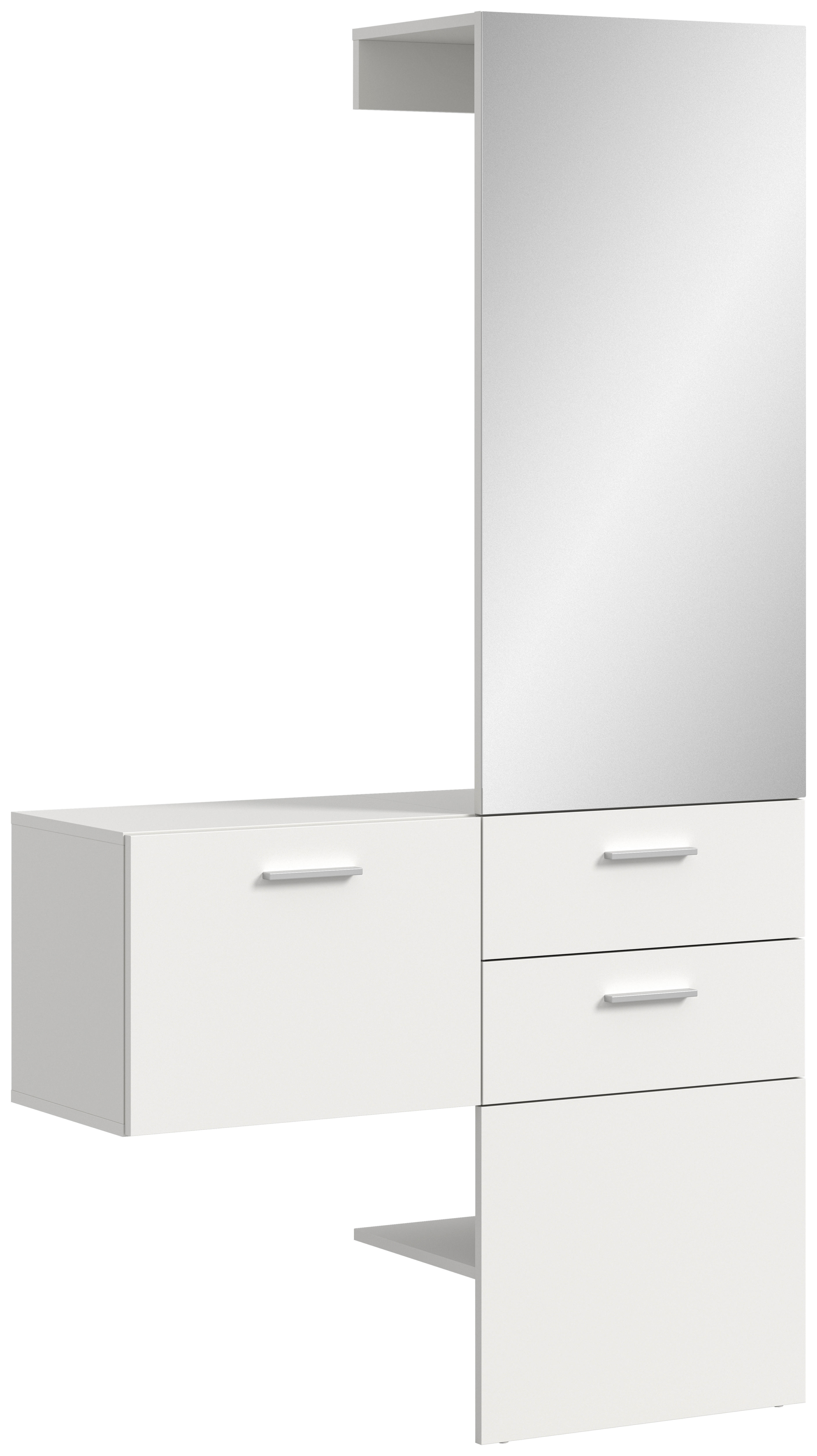 Garderobe VAGA weiß B/H/T: ca. 104x190x36 cm VAGA - weiß (104,00/190,00/36,00cm) - xonox.home